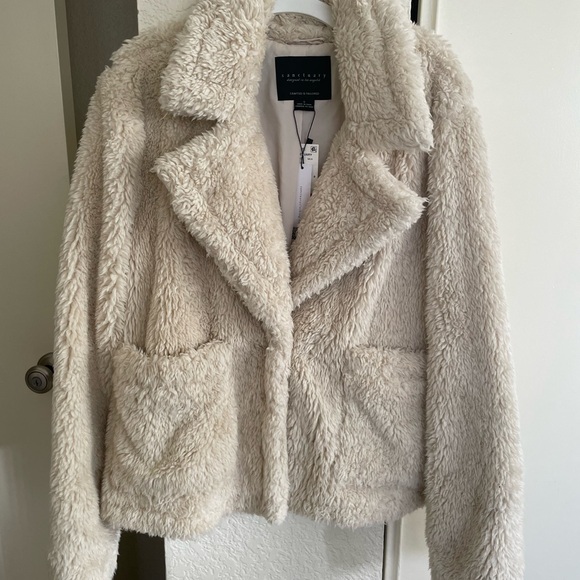 Women’s Sanctuary Sherpa Jacket Size Small NWT - Picture 4 of 7